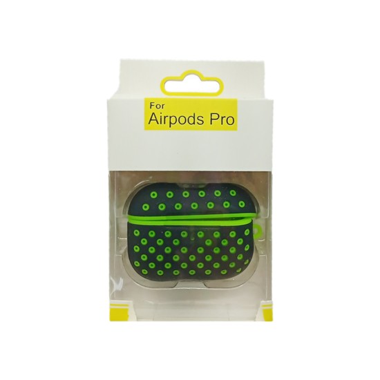 FASHION DESIGN CASE FOR APPLE AIRPODS PRO BLACK GREEN